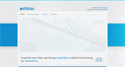 Desktop Screenshot of estiklas.lt