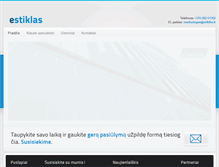 Tablet Screenshot of estiklas.lt